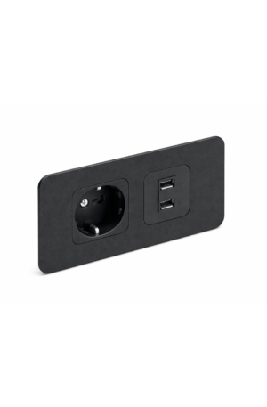 Presa elettrica da applicare alla seduta del divano