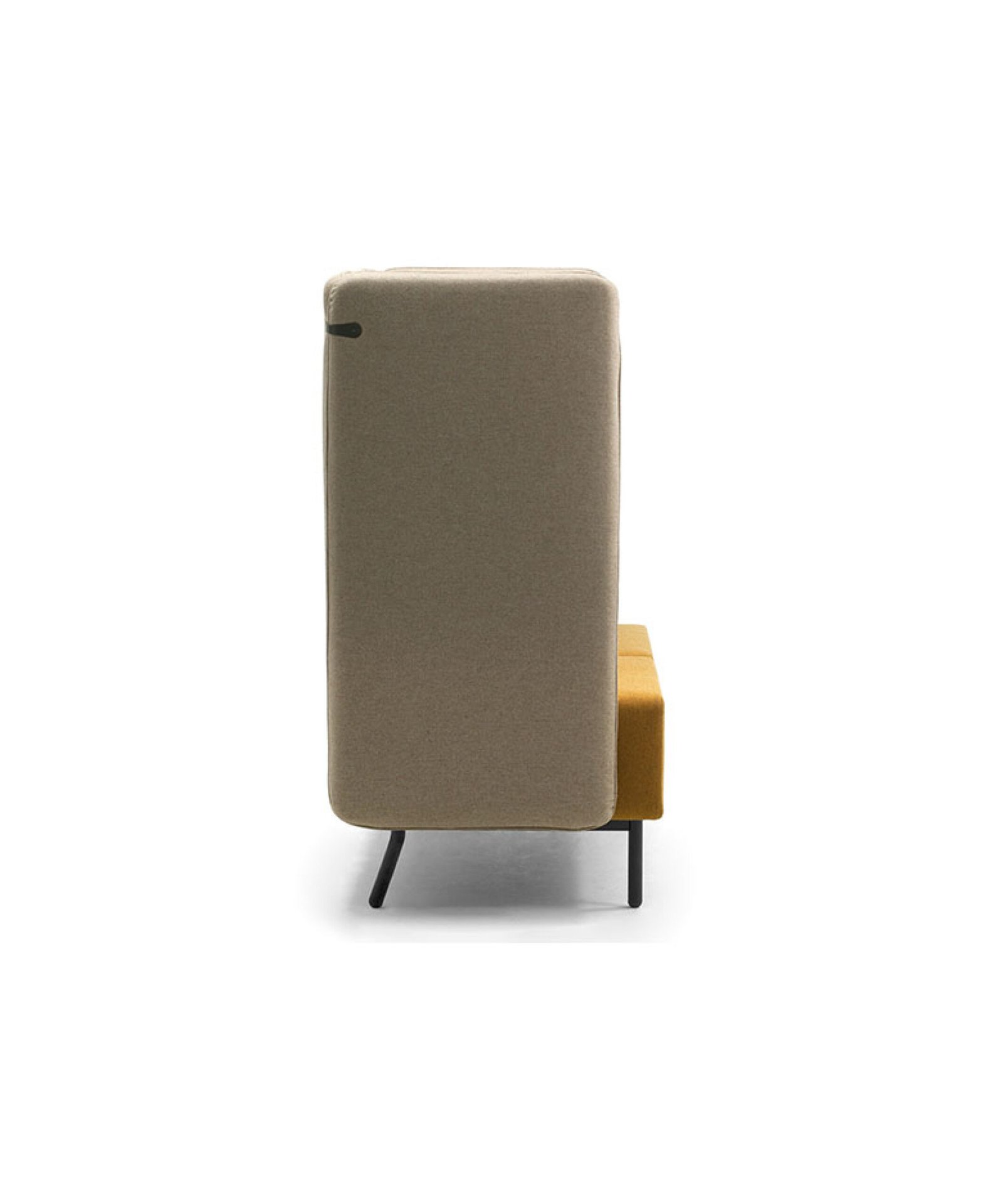 Divano 2 posti con fianchi e schienali alti 870mm - immagine 4