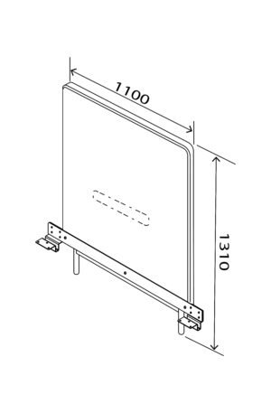 Pannello imbottito 1310mm