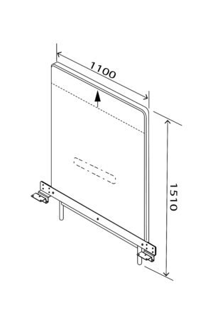 Pannello imbottito 1510mm