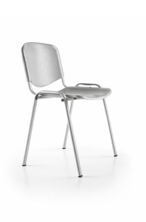 Seduta attesa con schienale in polipropilene ignifugo
